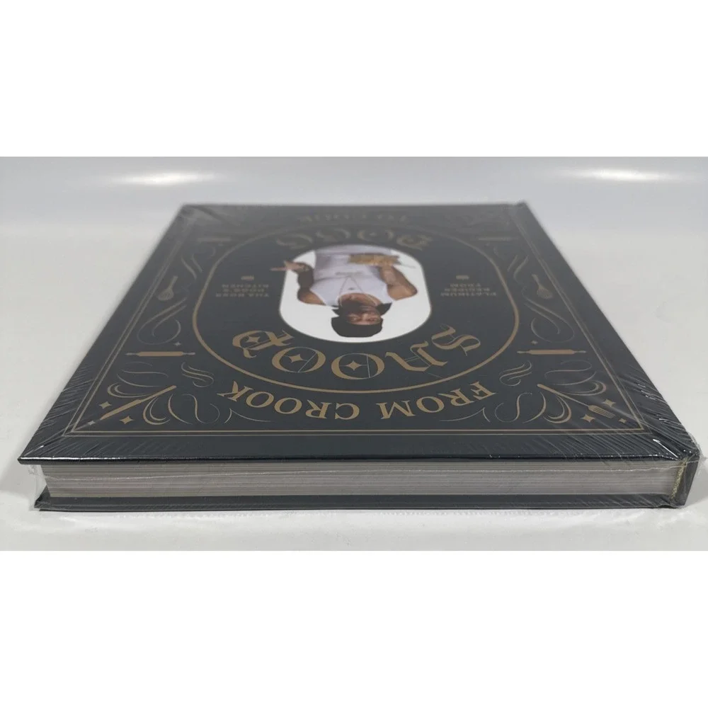 Snoop Dogg From Crook to Cook Cookbook Adult OS Black Gold Platinum Recipes New
